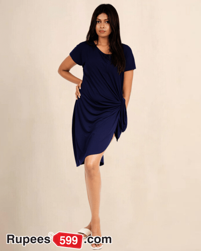 Ladies Blue Short Dress