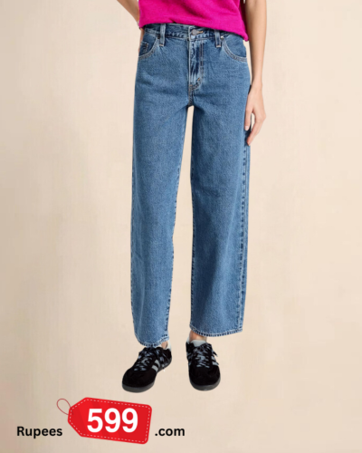 ladies Items Ladies’ Baggy Dad Denim